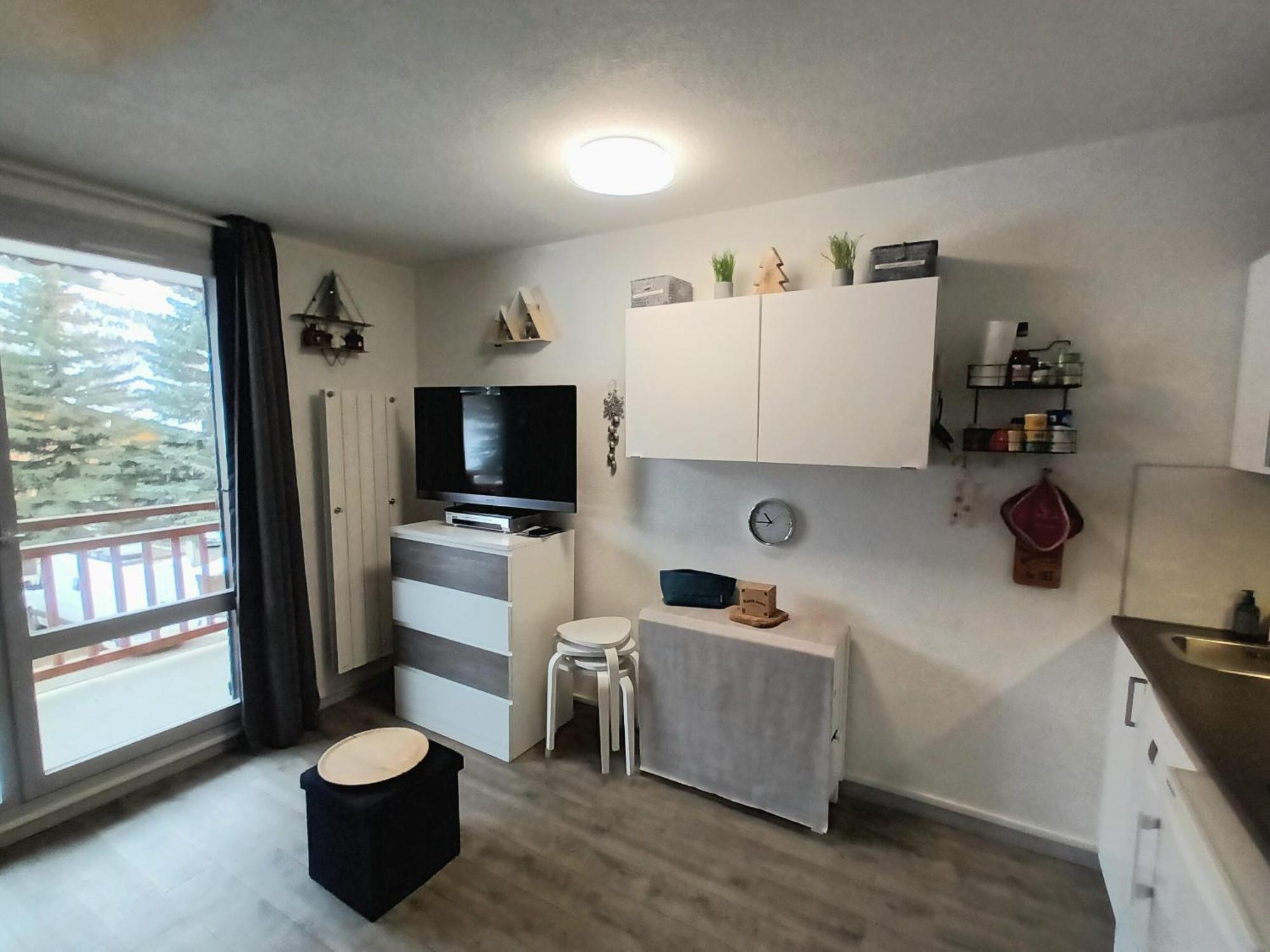 Studio 2 Alpes, Proche Lac Buissonniere, Menage Inclus, Balcon, Parking Les Deux Alpes Bagian luar foto