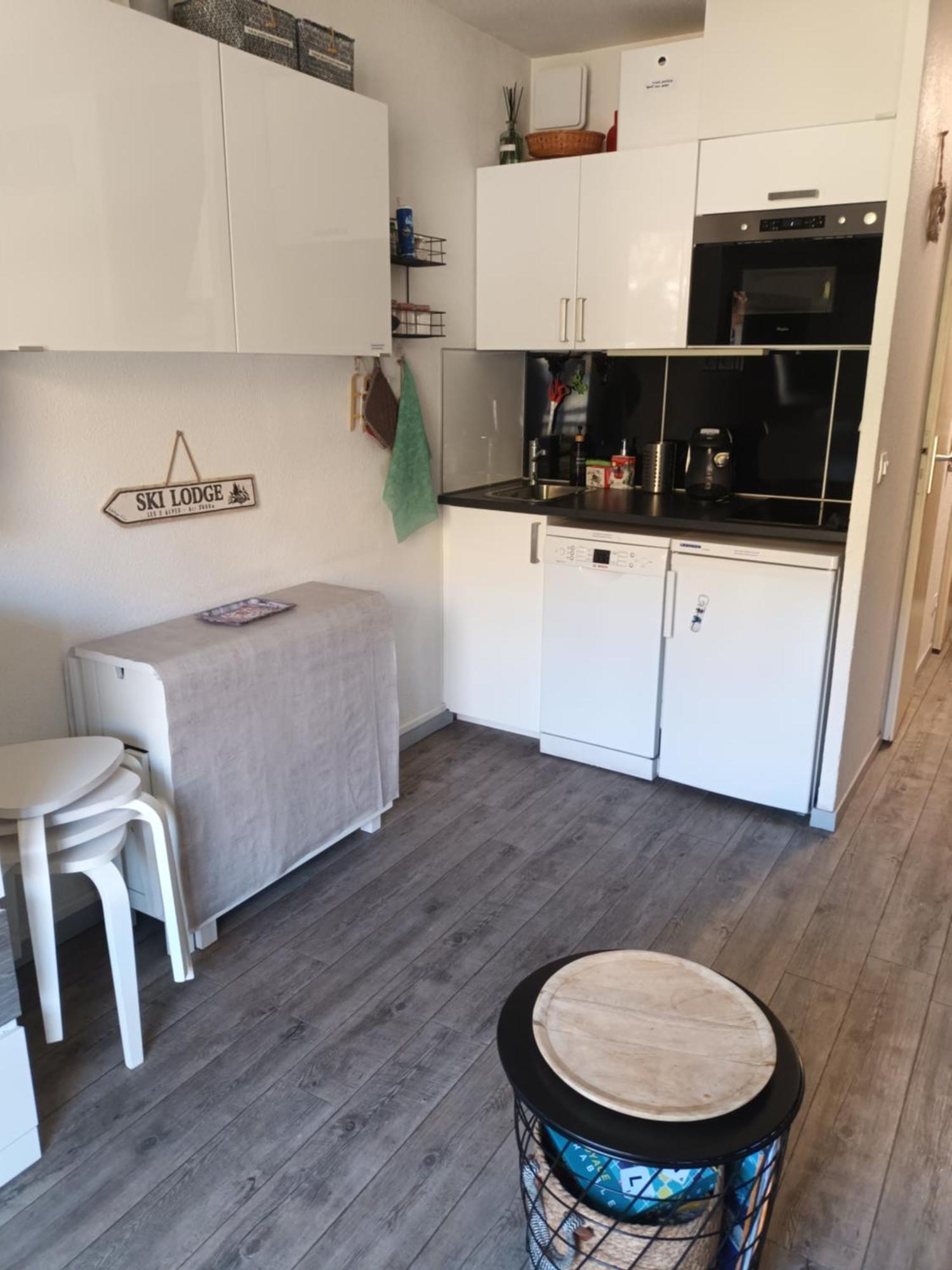 Studio 2 Alpes, Proche Lac Buissonniere, Menage Inclus, Balcon, Parking Les Deux Alpes Bagian luar foto